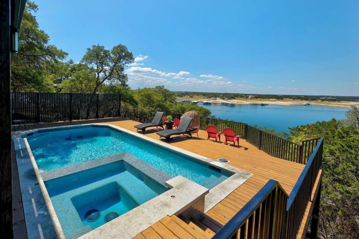 Atlantis On Lake Travis Pool Hot Tub Dock Villa Leander Екстериор снимка